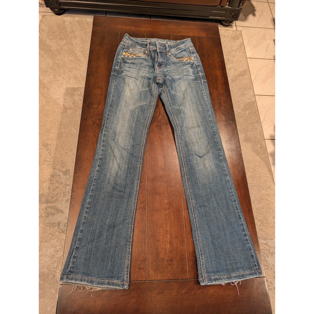 Vintage LA Idol USA Bedazzled Studded Jeans Womens Size 1